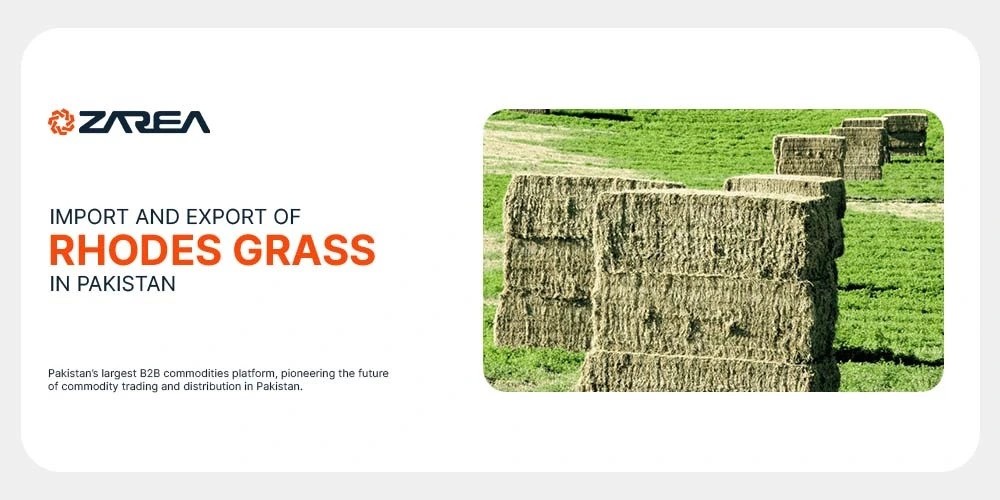 Import and Export of Rhodes Grass in Pakistan